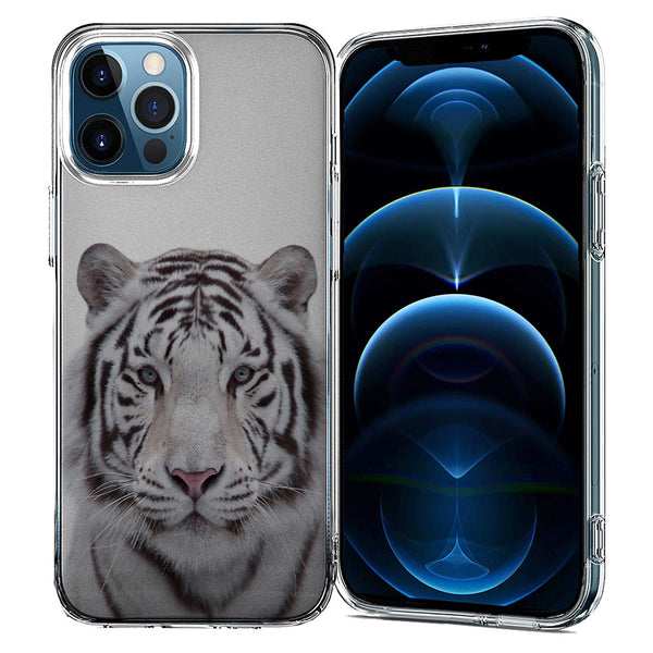 Coque iPhone 13 Tigre Blanc - IPHONE 13 MINI, Coque Silicone et Protections design